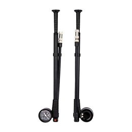 LIUMEI Bike Pump LIUMEI Bike Pump - Ergonomic Bicycle Shock and Fork Suspension Pump, 300 PSI High Pressure Inflator Pump with Gauge and T-handle, Compatible with Motorcycle, Road, Mountain Bike