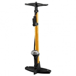 Liuxiaomiao Bike Pump Liuxiaomiao Bicycle Pump 160PSI Aluminum Alloy High Pressure Bike Floor Pump Pump Height 60cm Fast and Labor-saving (Color : Yellow, Size : One size)
