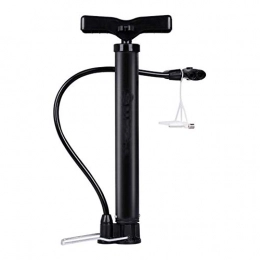 LYXCM Accessories LYXCM Portable Bike Floor Pump, Automatically Reversible Presta & Schrader Valves Mini Bicycle Air Pump 120PSI with Multifunction Ball Needle(Black)