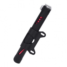 MAATCHH Accessories MAATCHH Bicycle Pump Small Portable Bicycle Hand Pump With Fixed Bracket Mountain Bike Bicycle Multifunctional Tool Combination for Bicycle (Color : Black, Size : 205mm)
