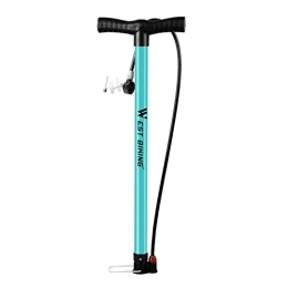 mingqian Accessories mingqian Bicycle Floor Pump 140PSI Bike Air Pump Presta & Schrader Valves Tire Tube Inflator with Multifunction Ball Needle Bike Tire Pump Cycling Air Inflator