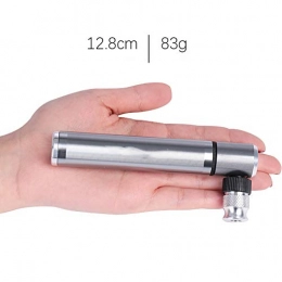XCCV Accessories Mini bicycle pump, portable pump 160PSI aluminum bicycle pump, Schrader and Presta valve, soccer pump with needle, road, mountain bike mini bicycle tire pump