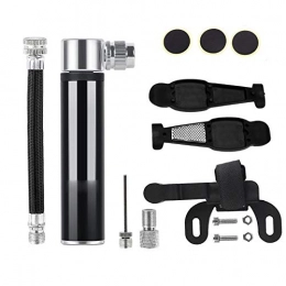 Mini Bike Pump - Fits Presta and Schrader - High Pressure PSI - Reliable, Compact and Light - Bicycle Tire Pump for Road and Mountain Bikes - Includes Mount Kit