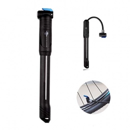 LIERSI Accessories Mini Bike Pump - Fits Presta & Schrader- 110 PSI - Includes Mount Kit -Compact & Light - Bicycle Tire Pump for Road, Mountain And BMX Bikes