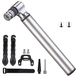 draxdlche Accessories Mini Bike Pump: Portable Bicycle Pump Fits Presta and Schrader Valves, Bike Tire Hand Pump with Mount Kit for Road Bike Mountain Bikes, 300psi High Pressure Small Tire Pump for Bicycle