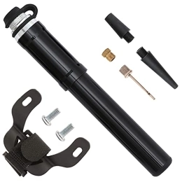 Xshynly Bike Pump Mini Bike Pump, Portable Bike Tire Pump, Presta&Schrader Valve with 160 PSI High Pressure, Air Pump for Road and Mountain Bikes, Sports Inflation Devices for Balls, Balloons, Inflatable Devices.(Black)