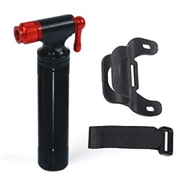 Mini CO2 Inflator,CO2 Cartridges Bike Tire Inflator Pump 2 in 1 Valve Head for Motorcycle Mountain MTB Schrader&Presta,Suitable for 12g 16g 20g 25g CO2 Cartridge Thread[Black