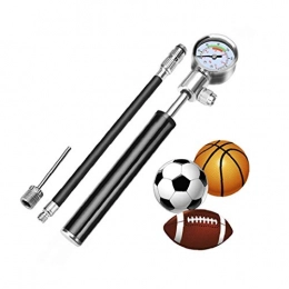 Mini High Pressure Alloy Bike Pump Portable Hand Pump for Bicycle with 210 Psi Manometer for Road Bikes, Mountain Bikes