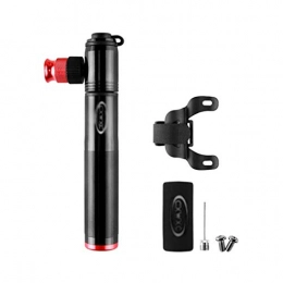 Zyj-Cycling Pumps Accessories Mini Portable Bike Pump Valve Adapter Co2 Inflator Hand Pump Ball Air Inflator Cycling Bicycle Pump Black