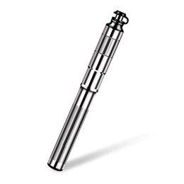 MOLVUS Bike Pump MOLVUS Portable Bike Floor Pump Football Pump Mini Bike Pump With Mounting Bracket for Easy Carrying Of Universal Basketball Lightweight Universal Bicycle Pump (Color : Silver, Size : 225mm)