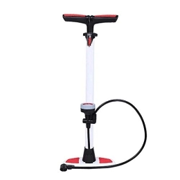 MOLVUS Accessories MOLVUS Portable Bike Floor Pump Riding Equipment Upright Bicycle Pump With Barometer Is Light And Convenient To Carry Riding Equipment Lightweight Universal Bicycle Pump (Color : White, Size : 640mm)