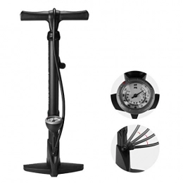 MXCYSJX Accessories MXCYSJX Bike Floor Pump with Pressure Gauge Schader and Presta Valve Types Ergonomic for Road Mountain Bikes Ball Inflatable and Toy