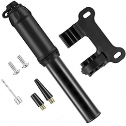MxZas Accessories MxZas Bicycle Tire Pump Bicycle Pump Household Basketball Bicycle Inflatable Accessories Mini Portable Air Pump Portable Bike Pump (Color : Black, Size : 30cm)