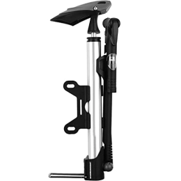 Outdoor Recreation Bike Pump Outdoor Recreation Cycling High Pressure Bicycle Pump US-French Mouth Road Mountain Bike Folding Bike Basketball Mini Portable Pump (Color : Black, Size : 75cm)