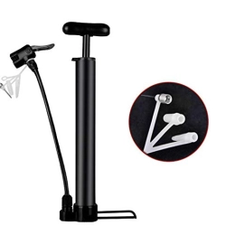  Bike Pump Outdoor sports High Pressure Bicycle Pump, Foot Pumps Floor Pump Tire Pump Portable Tool For Inflating By, Two Sided Valve 120PSI For Mountain Bike Bicycle Electric Car, Black