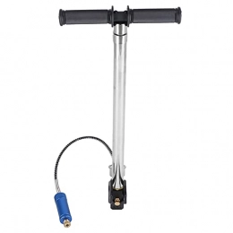 COHU Accessories PCP Hand Pump, Bike Tire Portable Mini Lightweight Inflator Stainless Steel Filling Stirrup Pump Air Rifle High Pressure Pump Accessories with Pressure Gauge for Footballs, Inflatable Boats, Cars