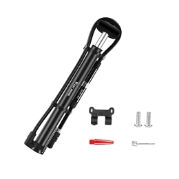 perfeclan Accessories Perfeclan , Mini Bicycle Pump, 140 PSI Tire Inflation, Aluminum Alloy Portable Cycling Pump, High Pressure Bicycle Pump and Mountain Bikes, black