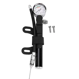 Phisscii Accessories Phisscii Bicycle Pump-Mini Bicycle Pump 88PSI Foldable Bike Ball Portable Pump Air Inflator with Mount Accessory(Black)