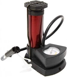 Plztou Accessories Plztou Bicycle Pump Mini Bicycle Pump Portable Foot Pump Portable And Versatile And Schrader Valves Suitable for Bicycles (Color : Red, Size : 25 * 13cm) (Color : Silver, Size : 25 * 13cm)