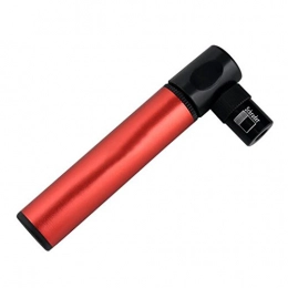 Portable Inflator Accessories Portable Aluminum Alloy Mini Bicycle Hand Pump Urltra-Light MTB Mountain Bike Cycling Air Pump Tire Ball Inflator(A / V) (F / V), Red