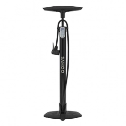 Lechnical Bike Pump Portable Bicycle Floor Pump 120PSI Bike Air Pump Presta & Schrader Valves Tire Tube Inflator with Multifunction Ball Needle Bike Tire Pump Cycling Air Inflator