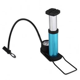 Soul hill Bike Pump Portable Floor Pump Foot Activated Bicycle Air Inflator MTB 140Psi with Manometer Cycle Air Pump Blue zcaqtajro