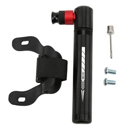 Yeuipea Bike Pump Portable Handheld Mini Bike Pump - Lightweight, Compact, and Compatible with Multiple Valve Types - Ideal for Inflating Tires on Road and Mountain Bikes(Black)