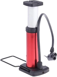 Home gyms Accessories Portable Mini Bicycle Floor Pump, Bicycle Tire Pump, High Pressure Bicycle Floor Pump, Automatic Reversible Valve, Mini Bicycle Inflator Pump 120PSI With Multi-function Ball Needle ( Color : Red )