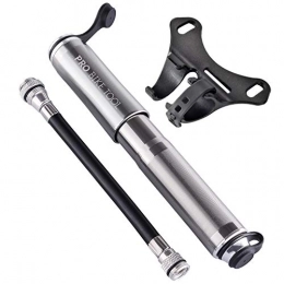 PRO BIKE TOOL Bike Pump PRO BIKE TOOL Mini Bike Pump Fits Presta and Schrader - High Pressure PSI - Reliable, Compact & Light - Best Quality & Performance - Bicycle Tire Pump for Road, Mountain and BMX Bikes