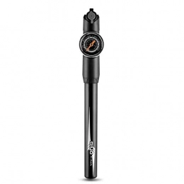 Qiutianchen Bike Pump Qiutianchen Bicycle Foor Pump Portable Cycling Pump With Pressure Gauge 120psi Road Mountain Bike Pump Tire Air Inflator Suitable for Bicycles (Color : Black, Size : 2.1 x 26.5cm)