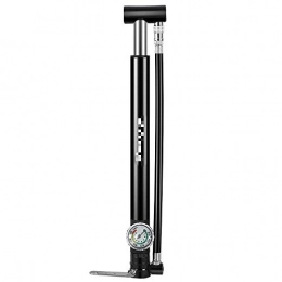 Qiutianchen Accessories Qiutianchen Bicycle Foor PumpPortable Bicycle Pump Aluminum Alloy Tire Tube Mini Hand PumpBicycle Pump (Color : Black, Size : One Size)