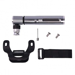 Qiutianchen Accessories Qiutianchen Bicycle Pump The Portable High-pressure Micro Pump Is Adapted To The Cyclist Road Bike Is Very Easy To Operate Suitable for Bicycles (Color : Silver, Size : 13x2.2cm)