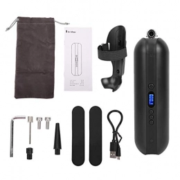Sugoyi Accessories Sugoyi Bike Pump, Portable Intelligent Bike Tire Inflator Rechargeable ABS Electric Air Pump for Bicycle Accessory