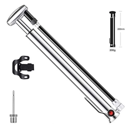 SXJ Accessories SXJ Bike Pump, Bicycle Pump, Bycicles Pumps, 160 PSI Mountain Bikes Aluminum Alloy Cycle Pump - with Needle / Frame