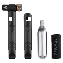 tacery Accessories tacery Small Bike Pump | Cycling Tire Pump, Quick Inflate Tire Repair Kit, US-French Mouth Cycling Accessories for Road, Mountain Cycling