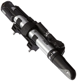Topeak Accessories Topeak Mini Morph Pump with Gauge , Black, Silver, 26.5 x 5 x 2.8 cm / 10.4” x 2.0” x 1.1”