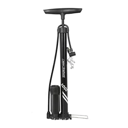 UJULUJ Bicycle Pump, Bicycle Floor Air Pump, Ergonomic Portable with Pressure Gauge, Suitable for Mountain, Road Bicycles, Motorcycles, Balls and Inflatable Toys