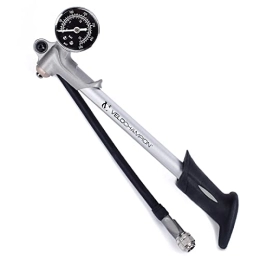 VeloChampion Bike Pump VeloChampion Universal High Pressure Mountain Bike Shock Pump. Precision Inflation for Front and Read Suspension with Secure Connection and Air Release Valve
