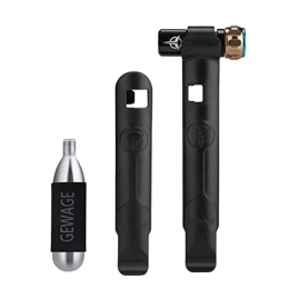 vincente Bike Pump vincente Mini Hand Bike Pump, Portable Compact Bicycle Pump - Quick Inflate Tire Repair Kit, US-French Mouth Cycling Accessories for Road, Mountain Cycling