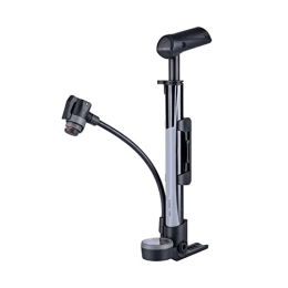 voctapat Bike Pump voctapat Bike Pump with Gauge | Portable Bicycle Inflator with High Pressure 120 PSI T-handle | Mini Accurate Inflation Universal Bicycle Pump for Road, Mountain Bike