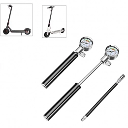 WBYY Accessories WBYY Bike Pump with Pressure Gauge, Portable Mountain Bicycle Pump, Tire Air Pump for All Bike and scooter, Super Fast Tyre Inflation