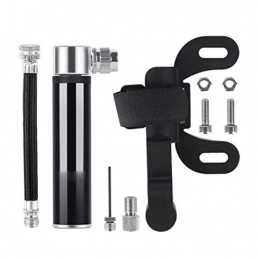 Wghz Accessories Wghz Mini Bicycle Pump Aluminum Alloy Cycling Hand Air Pump Ball Tire Inflator For MTB Mountain Road Bike Pump 120PSI (Color : Black)