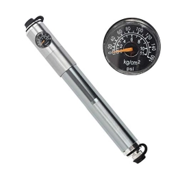 WOHCO Accessories WOHCO Bicycle Pump, Manual Air Pump, Hose Pressure Gauge, Cycle Tire Inflator, Portable Mini Pump, Convenient and Labor-saving, Stylish and Portable