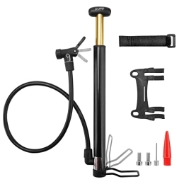 WOKICOR Accessories WOKICOR Bicycle Pump Mini Air Pump Bicycle - Includes Ball Needle - Compact Portable Hand Pump Bicycle Pump Lightweight for BMX Mountain Bike Road Bike E-Bike with Mounting Bracket