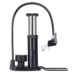 WSJMJ Accessories WSJMJ Bike Pump, Mini Bicycle Pump with Pressure Gauge Portable Bike Pump Bicycle Tyre Pump Ball, Bicycle Tyre Pump for Road, Mountain Bikes, Portable, Compact, Durable And Quick & Easy To Use, Black