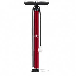 Xiaokeai Accessories xiaokeai Bicycle Tire Pump High-pressure Air Pump, Ergonomic Handle / multi-function Air Nozzle / Red (Color : B)