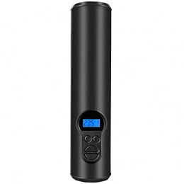 XMSIA Bike Pump XMSIA Inflator 15 Cylinder Smart Car Air Pump Portable Air Pump Lightweight Wireless Electric Air Pump Bicycle Tire (Color : Black, Size : 25x5.5cm)