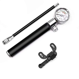 YGB Accessories YGB Mini Ultralight Universal Bicycle Pump Bicycle Tire Inflator Spherical Manual Pump With Portable Pressure Gauge Cycling
