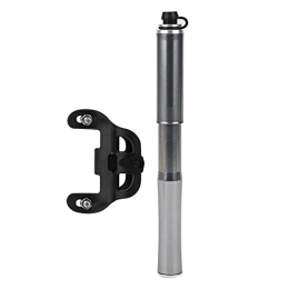 YINHAO Accessories YINHAO Bicycle Pump Mountain Bike Mini Air Pump Aluminum Alloy Bicycle Tire Inflator Fit For Presta Schrader Valves Portable Frame Pump (Color : Titanium)