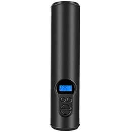 YLiansong-home Bike Pump YLiansong-home Portable Bicycle Pumps 15 Cylinder Smart Car Air Pump Portable Air Pump Lightweight Wireless Electric Air Pump for Bike Tyres (Color : Black, Size : 25x5.5cm)